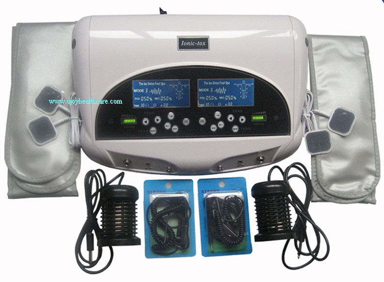 New Dual lon Cleanse Foot Bath with T.E.N.S massage
