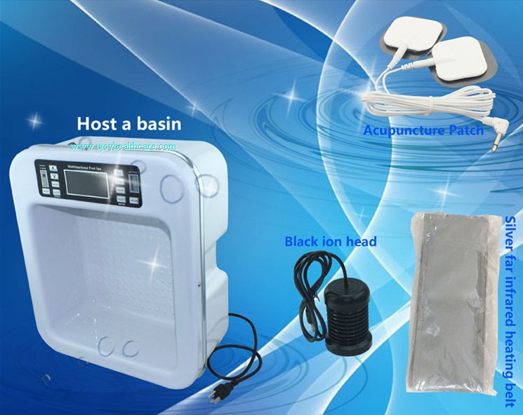 New Ion cleanse Footbath with heating function, F.I.R Belt & T.E.N.S Massage