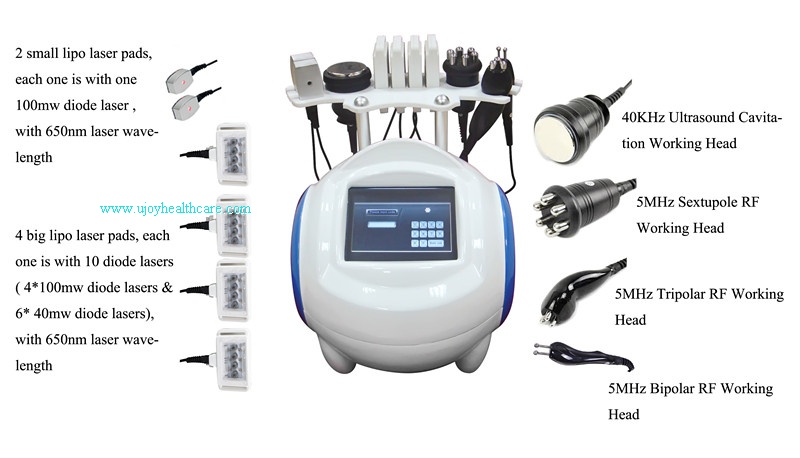 Cavitation RF Lipo Laser Slimming Machine